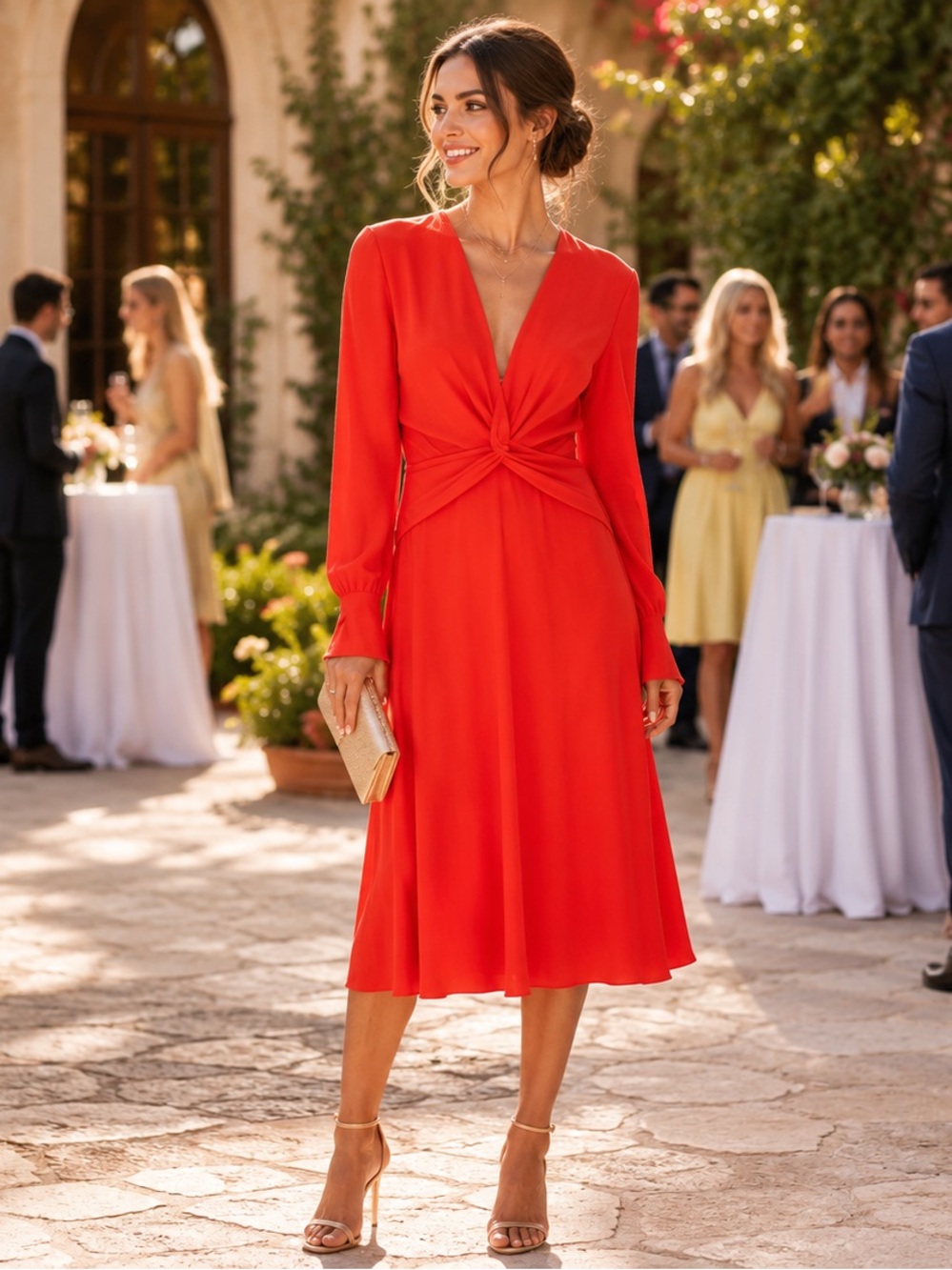 NWT EQUIPMENT Faun Twist Knot Red Aura Dress Size 6